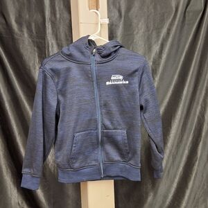 Seattle Seahawk NFL Blue Full-Zip Hoodie with Logo